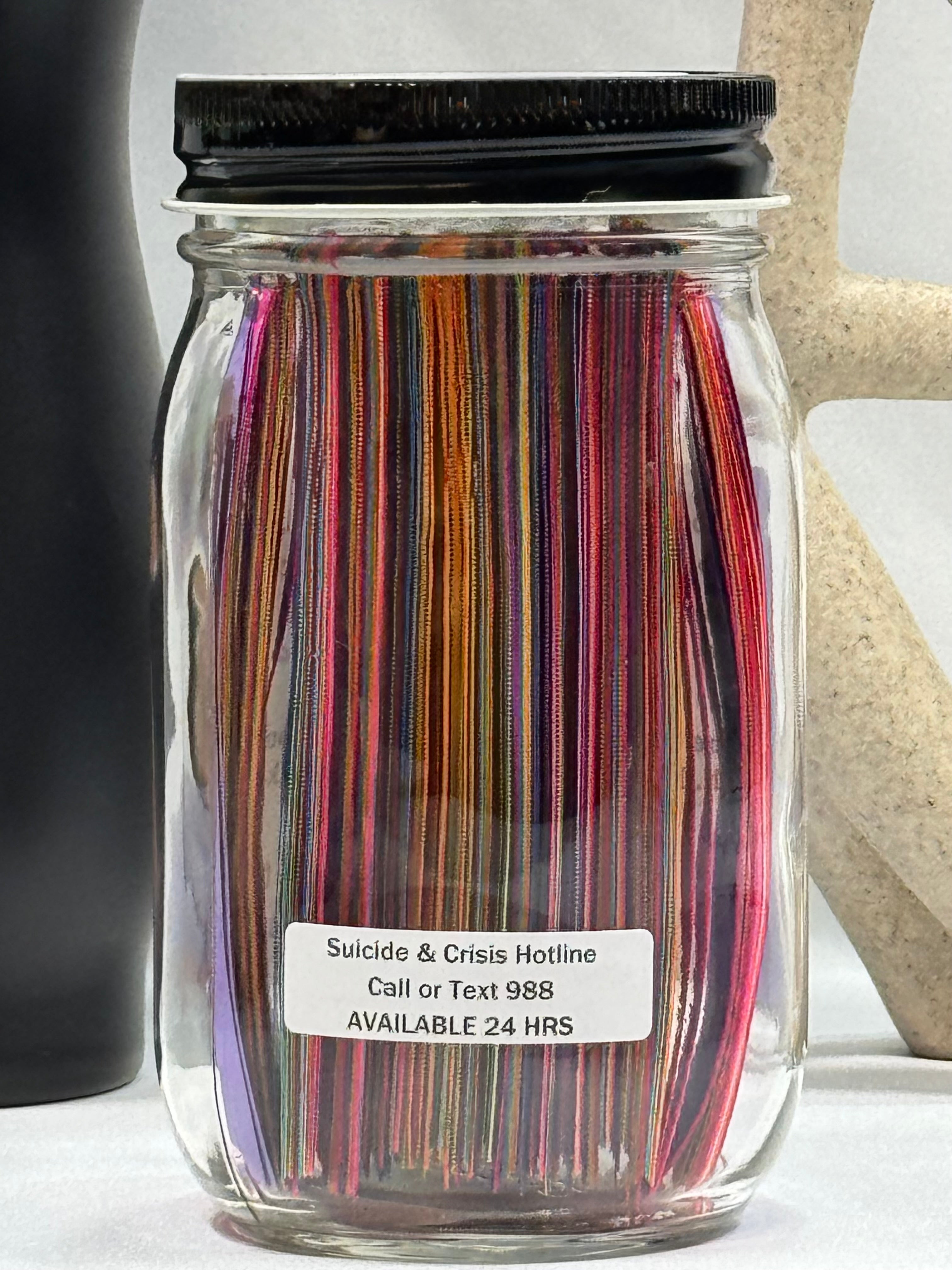 Glowed up girlS Just Breathe Jar