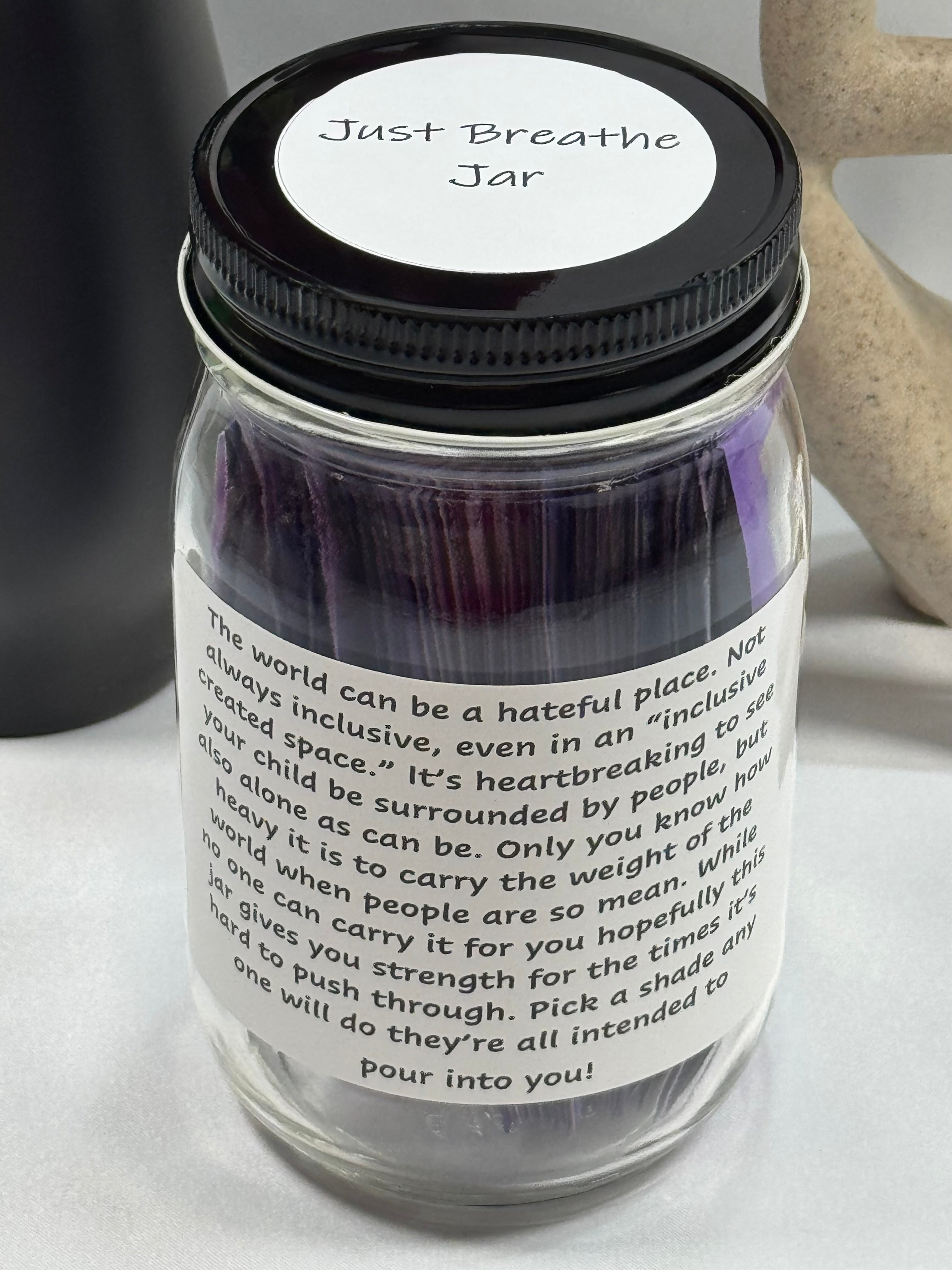 miraclE moms Just Breathe Jar